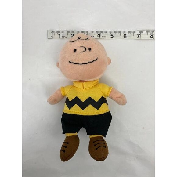 Charlie Brown Stuffed Animal Plushie Stuffie Ty Peanuts - 9 Inches Tall - Picture 2 of 6